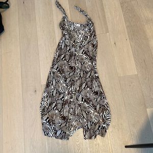 Wilfred animal print button up dress